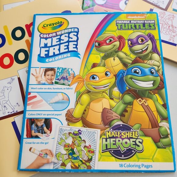 Coloring Books Book Bundle Paw Patrol Avengers Super Hero Teenage Mutant Ninja T - Picture 5 of 9